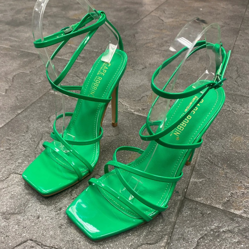 KELLY GREEN DATE NIGHT HEEL GREEN - Picture 2 of 8